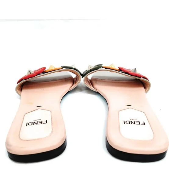 Fendi Women's Floral Slide SIZE 4.5 Women - Picture 2 of 8